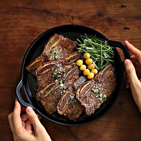 양념갈비 Marinated Beef Rib (Yangnyeom Galbi) — Gosire Myeongdong Korean BBQ (焼肉 · 烤肉) menu · 고시레 명동본점 소고기