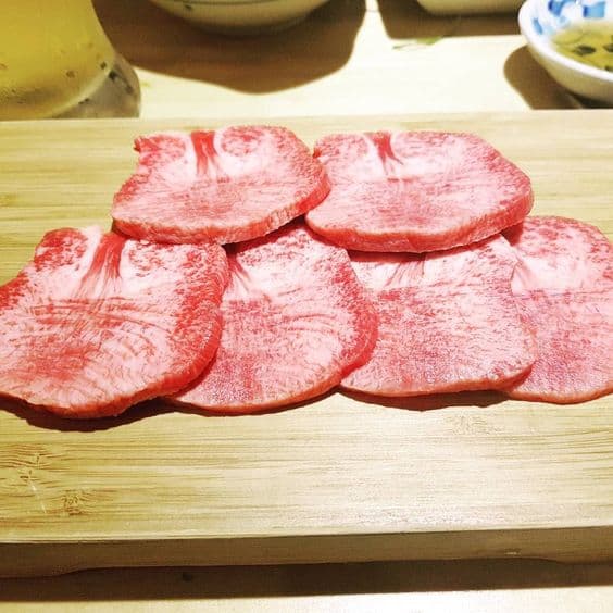 우설 Beef Tongue (Useol) — Gosire Myeongdong Korean BBQ (焼肉 · 烤肉) menu · 고시레 명동본점 소고기