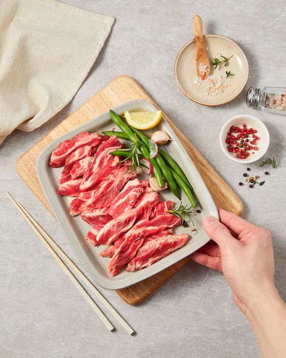 생갈비살 Fresh Boneless Rib (Saeng Galbi-sal) — Gosire Myeongdong Korean BBQ (焼肉 · 烤肉) menu · 고시레 명동본점 소고기