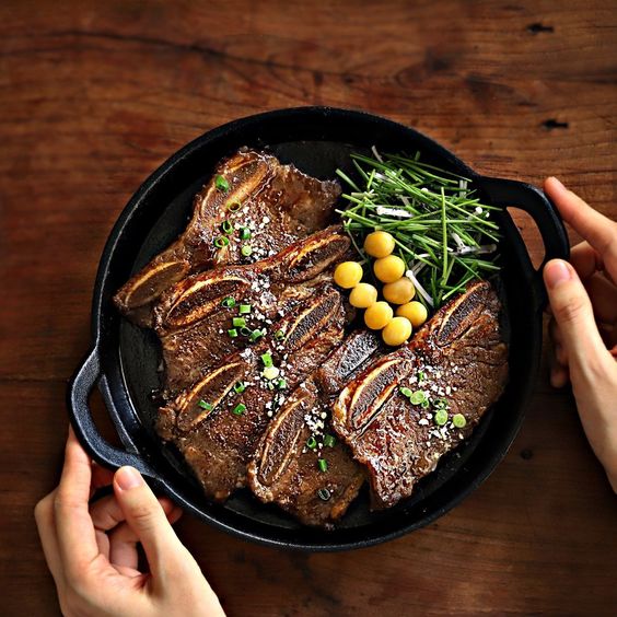 양념갈비 Marinated Beef Rib (Yangnyeom Galbi) — Gosire Myeongdong Korean BBQ (焼肉 · 烤肉) menu · 고시레 명동본점 소고기